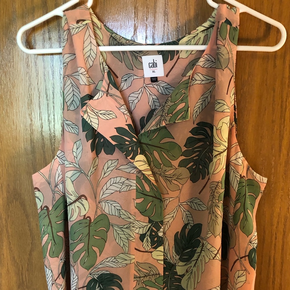 Cabi Tropical Blouse XL